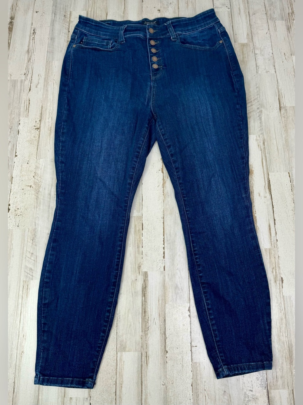 Judy Blue Jeans Womens 16W Blue High Rise Skinny Fit